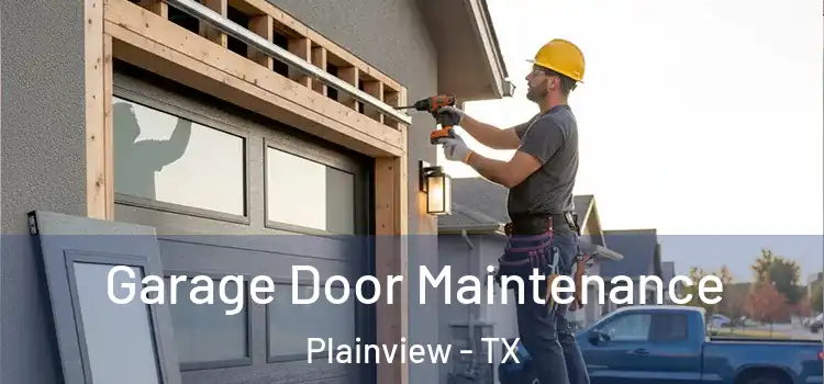 Garage Door Maintenance Plainview - TX