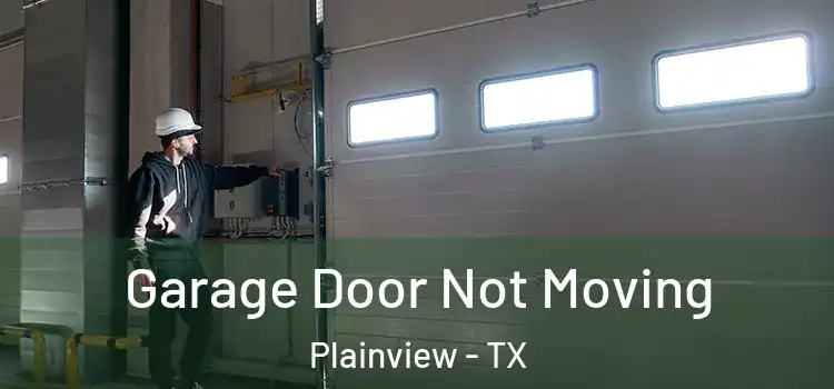  Garage Door Not Moving Plainview - TX